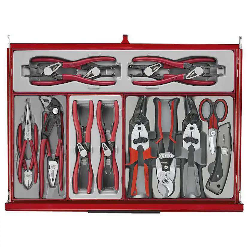 Verktygsset Teng Tools 1008 -Delar Svart