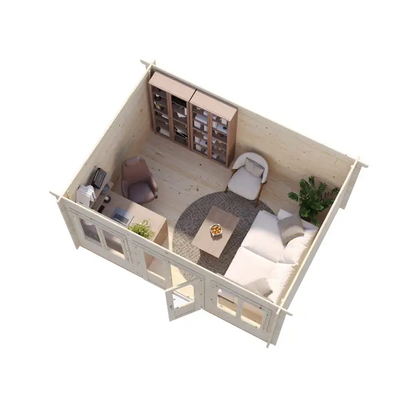 Stuga Lisa 11,5 m2 Obehandlad