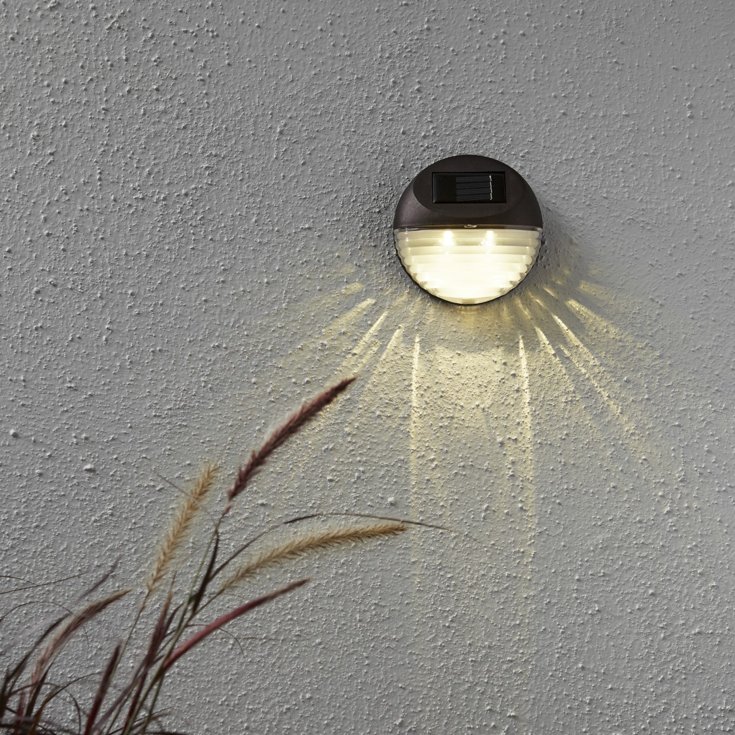 Solcellslampa Star Trading Fency LED Vägglykta 3-pack med Sensor