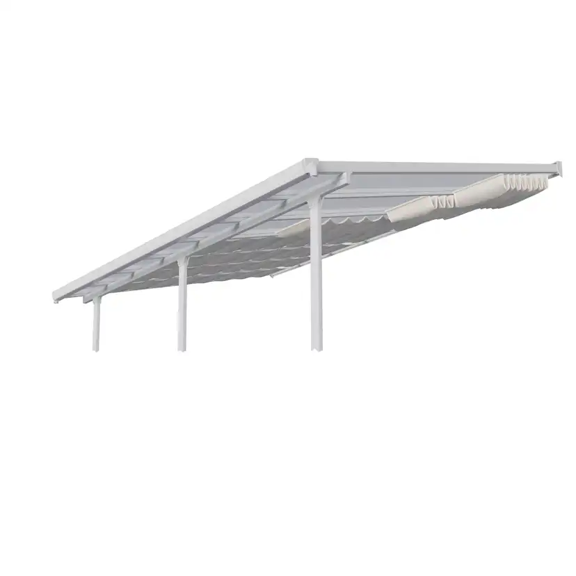Persienn Canopia by Palram Skuggkit Vit Till Pergola 3 x 6,2 m