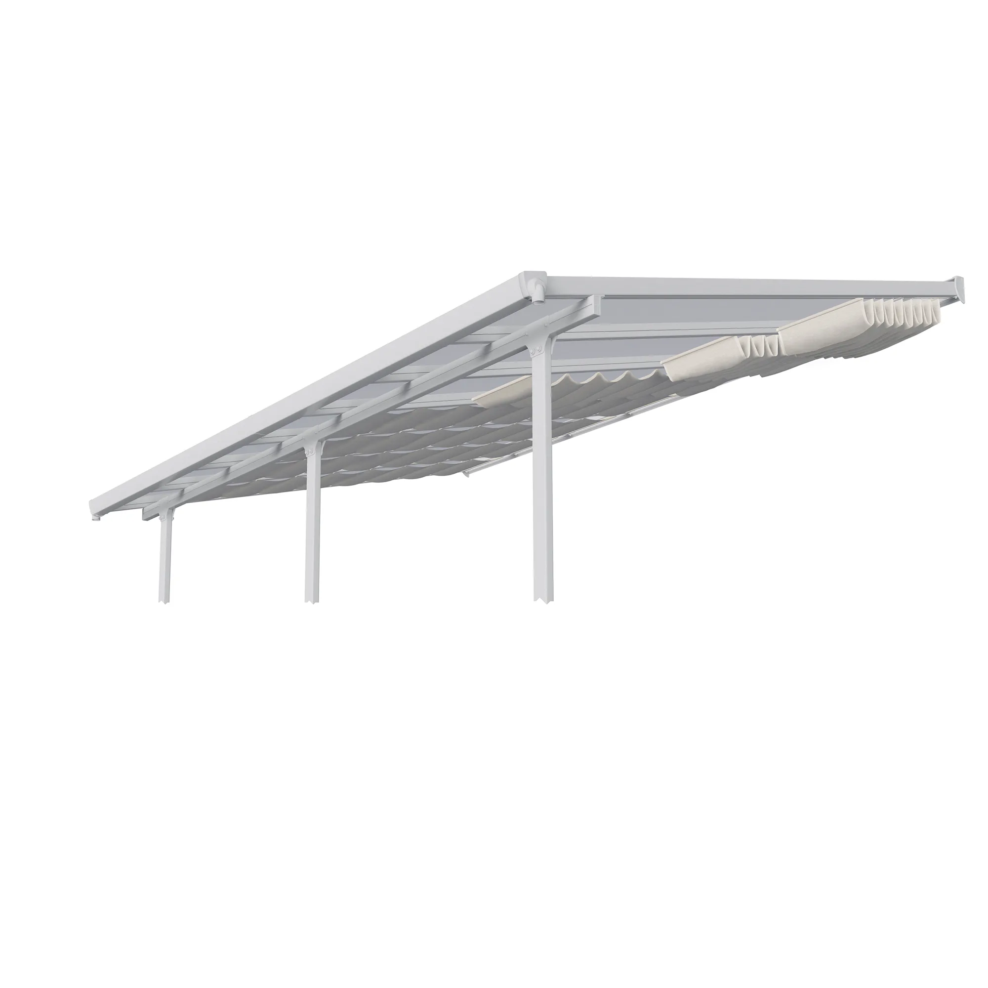 Persienn Canopia by Palram Skuggkit Vit Till Pergola 3 x 8,6 m