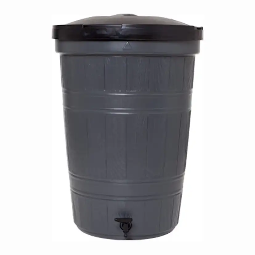 Regntunna Greenline 200 l grå