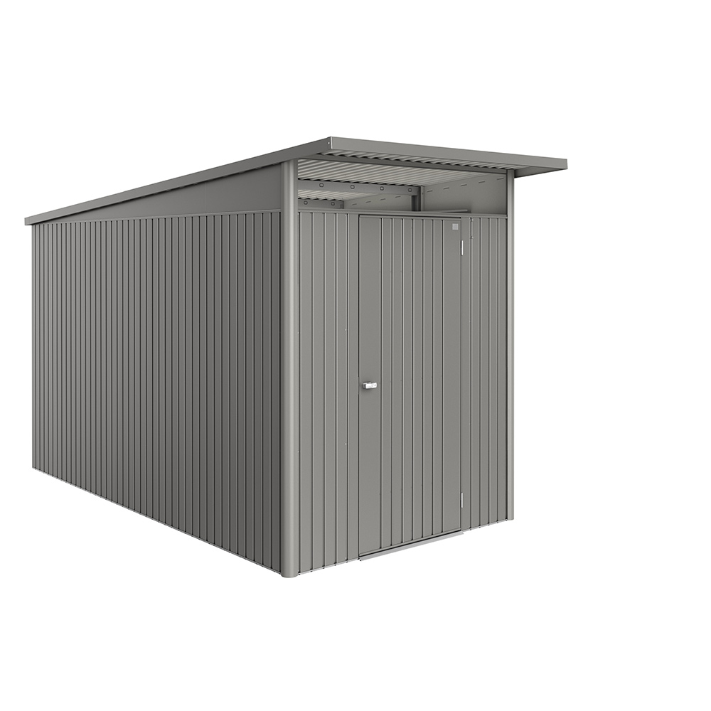 Redskapsbod Biohort Avantgarde Eco A4 Metallic Kvartsgrå Standarddörr