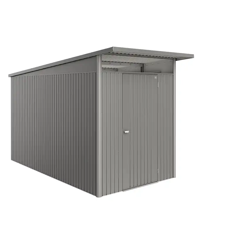 Redskapsbod Biohort Avantgarde Eco A4 Metallic Kvartsgrå Standarddörr