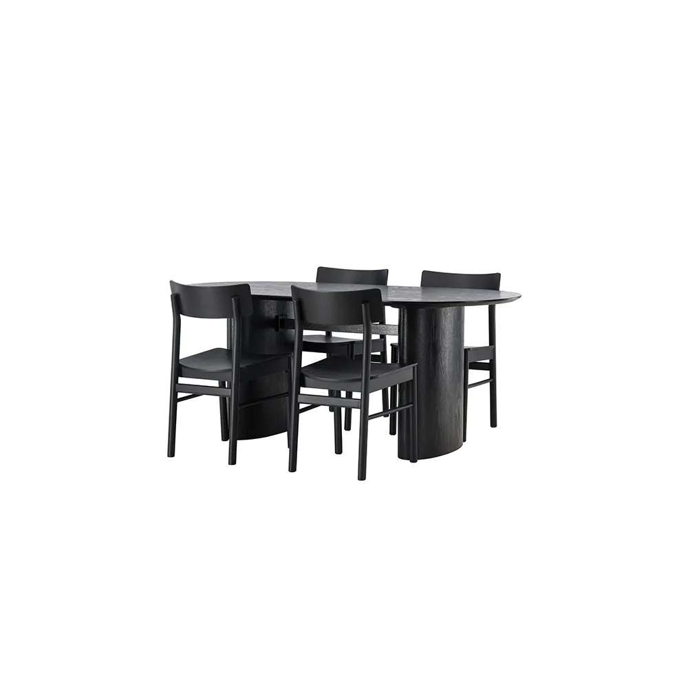Matgrupp Venture Home Isolde med 4 st Montros stolar