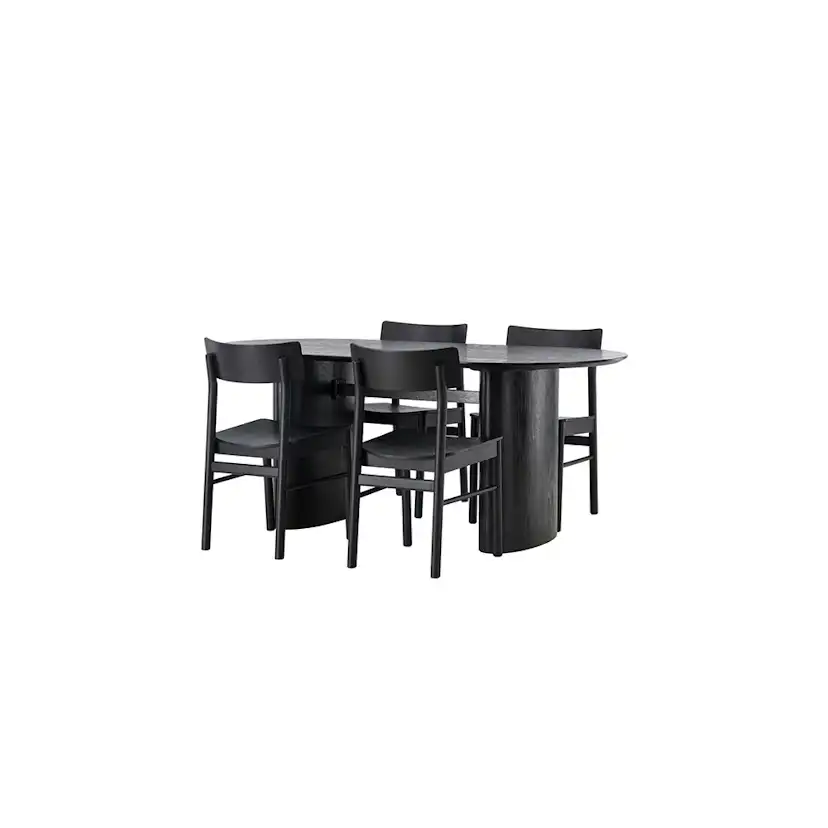 Matgrupp Venture Home Isolde med 4 st Montros stolar