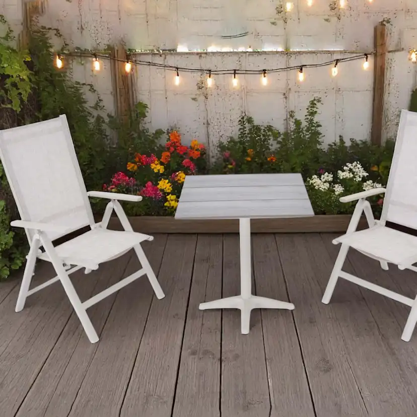 Trädgårdsbord Baltic Garden Palermo bistro 70x70 cm