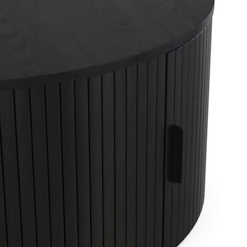 Soffbord In Living Noira Ø80 cm med Förvaring