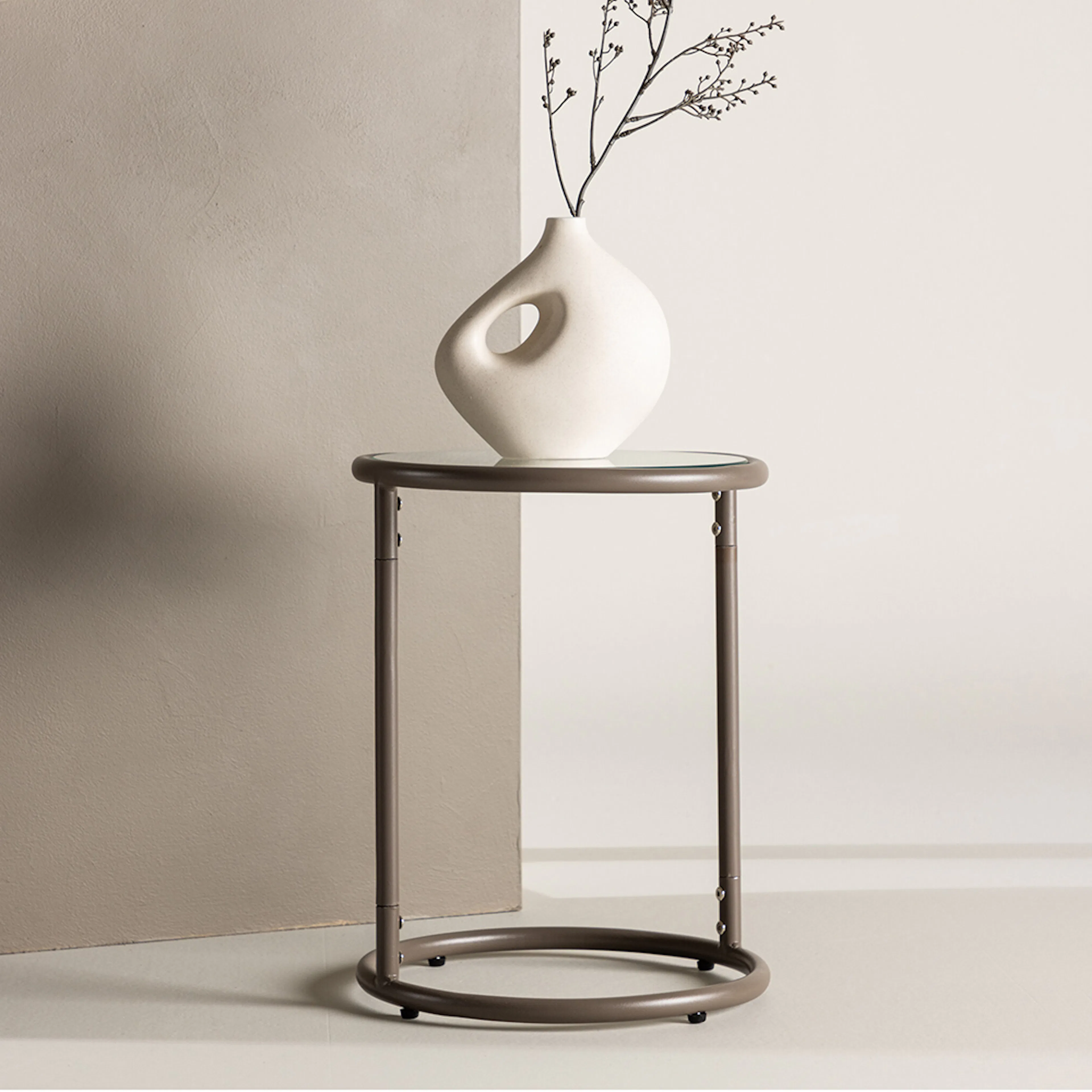 Sidobord Venture Home Stavanger Ø35 cm Glas