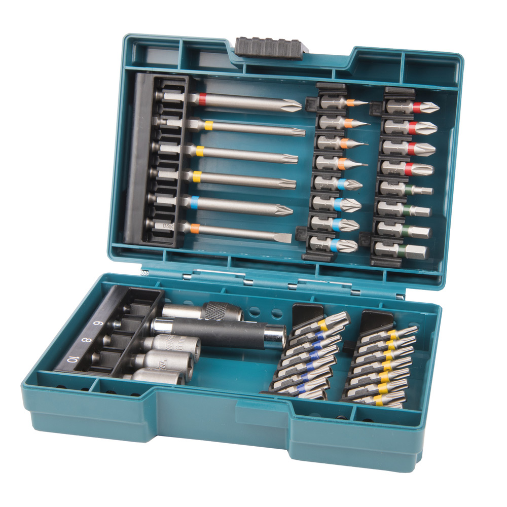 Bitssats Makita B-55697 43 delar med Förvaringslåda