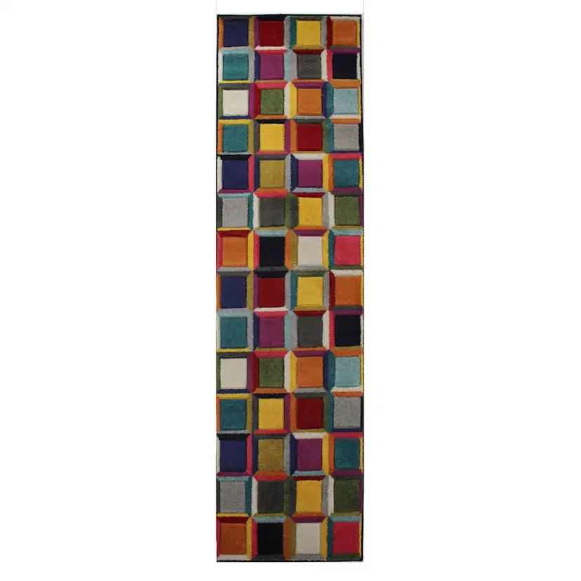 Friezematta Flair Rugs Waltz Flerfärgad 66x230