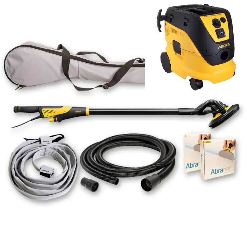 Slipkit Mirka Leros med Dammsugare 1230 M AFC M-klass