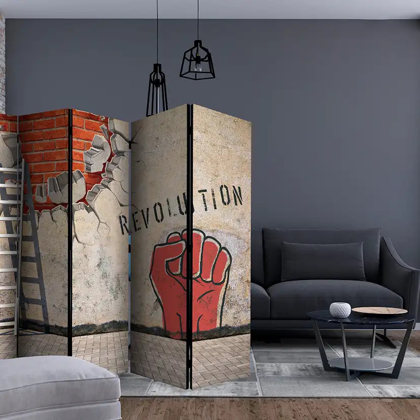 Rumsavdelare Arkiio The Invisible Hand Of The Revolution II 225x172 cm