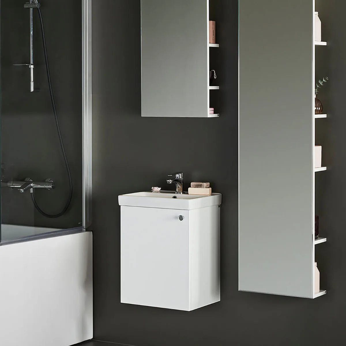 KOMMOD NEAT LUCKA M TVÄTTSTÄLL VIT 420 B: 420 mm, Vit