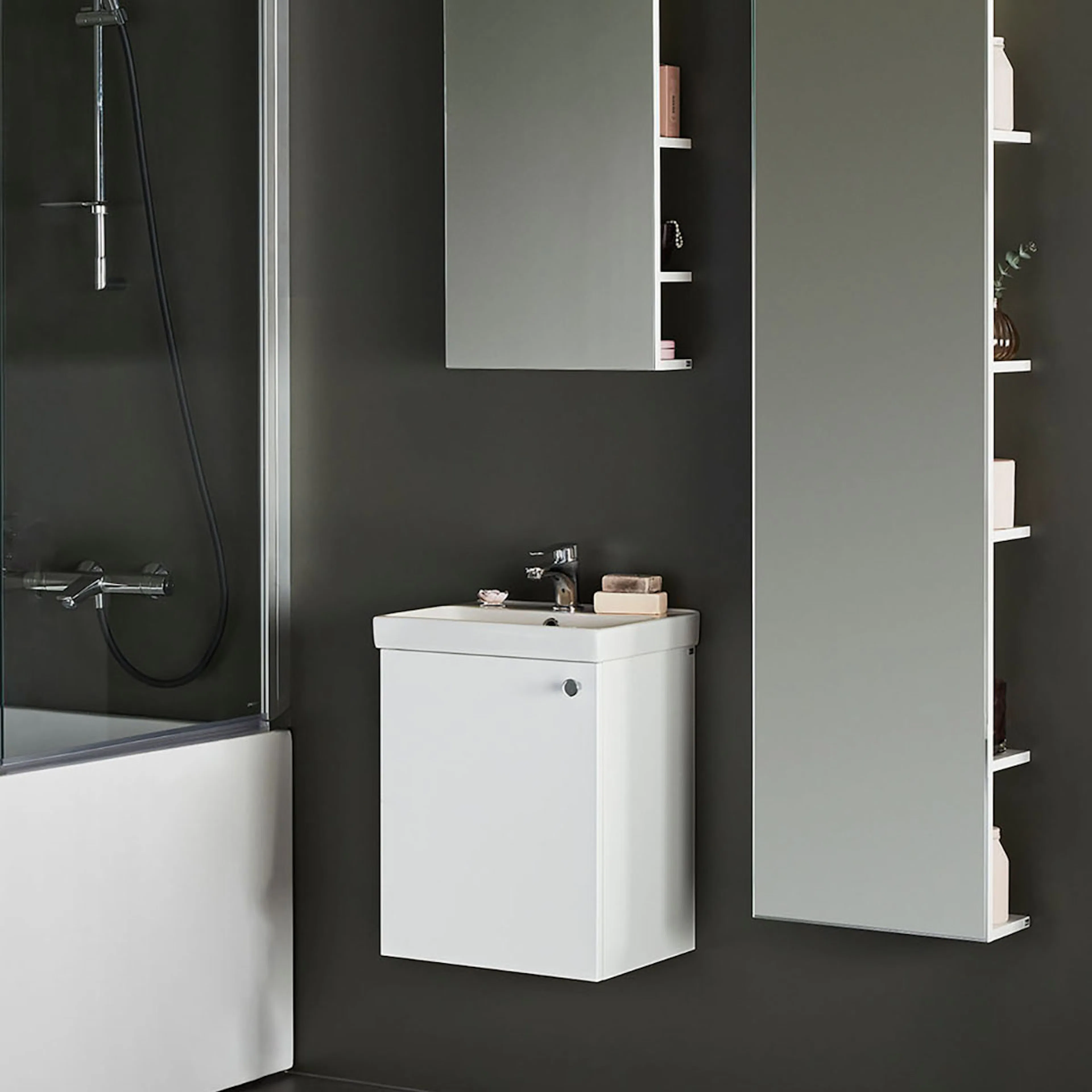 KOMMOD NEAT LUCKA M TVÄTTSTÄLL VIT 420 B: 420 mm, Vit