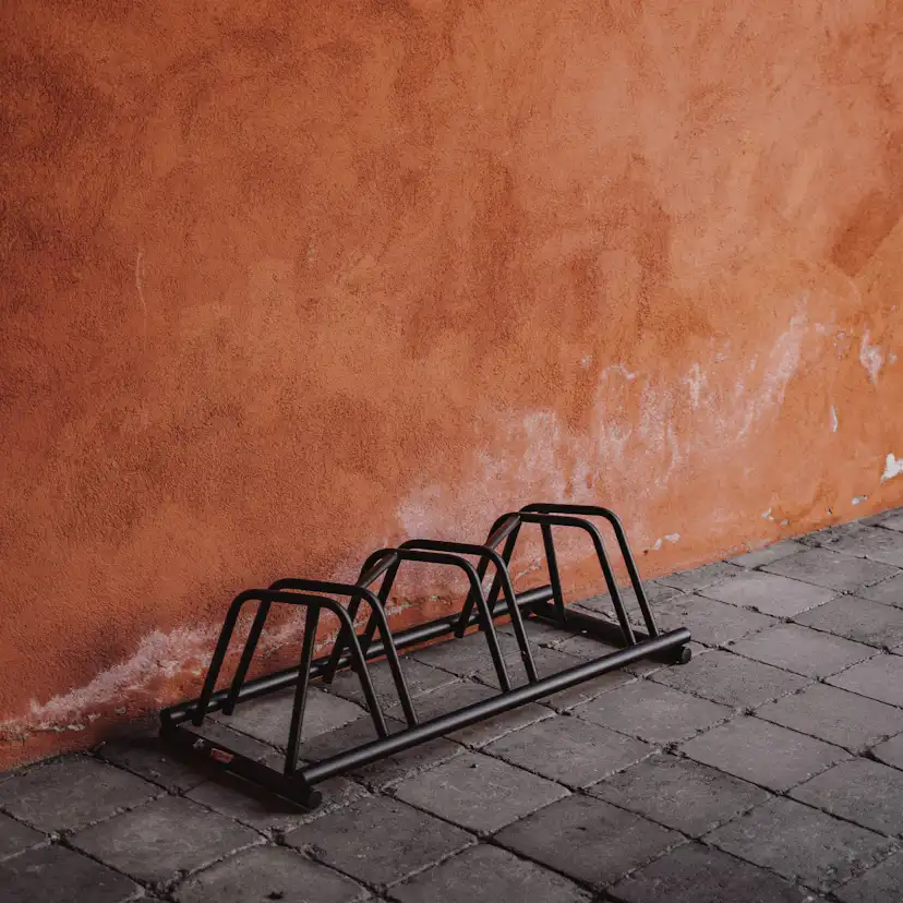 153 Cykelställ 3-platser. Svart Svart