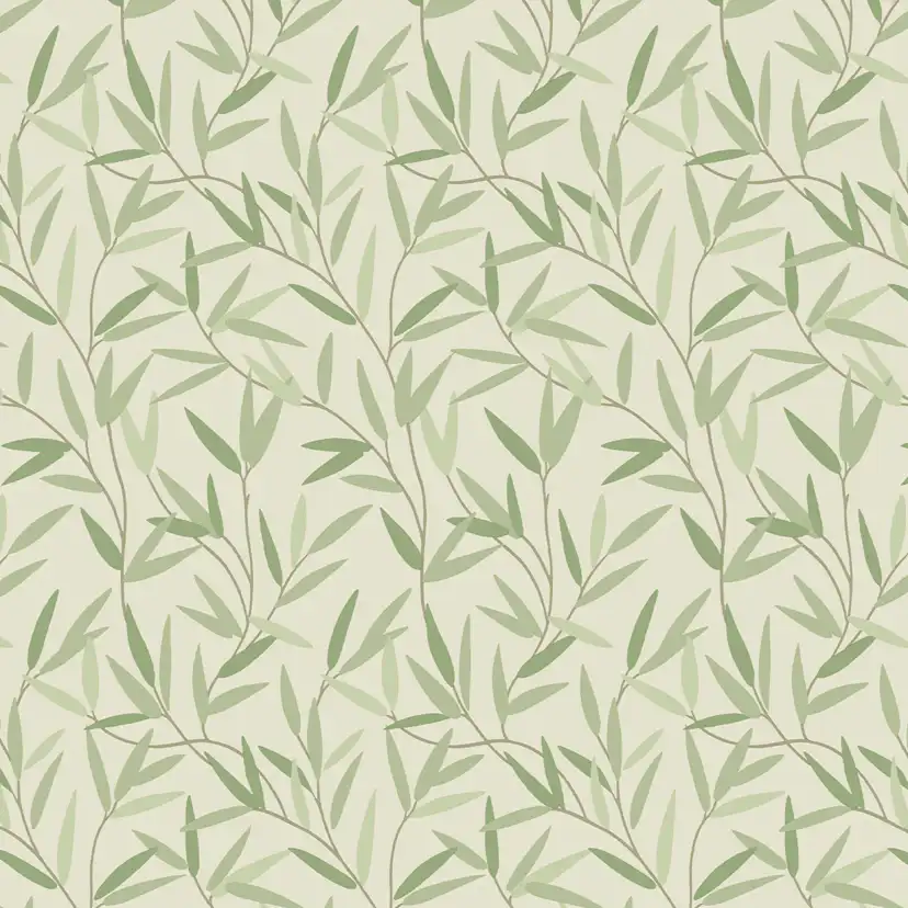 Tapet Laura Ashley Willow Leaf Hedgerow 113364 EasyUp, Mönstrad Flerfärgad