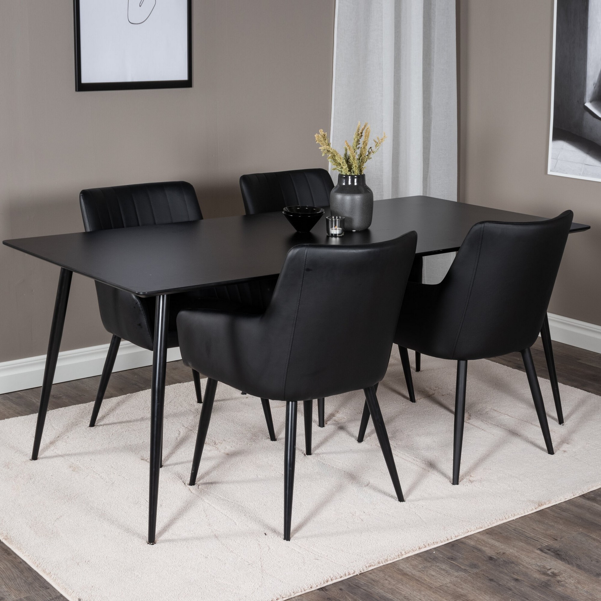 Matgrupp Venture Home Silar med 4st Comfort Stolar