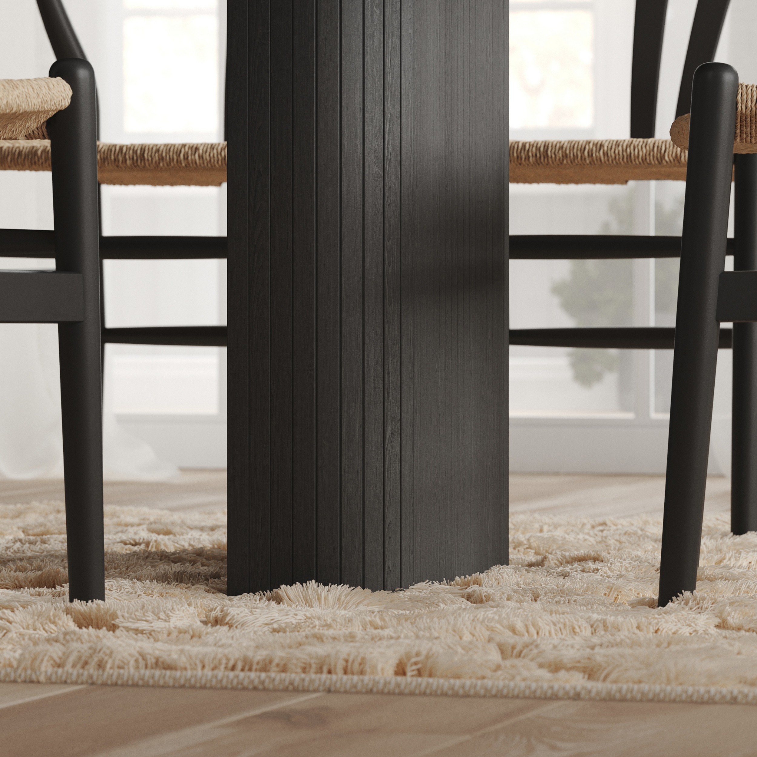 Matbord Bark Kopparbo Rektangulärt 160-220 cm Förlängningsbart