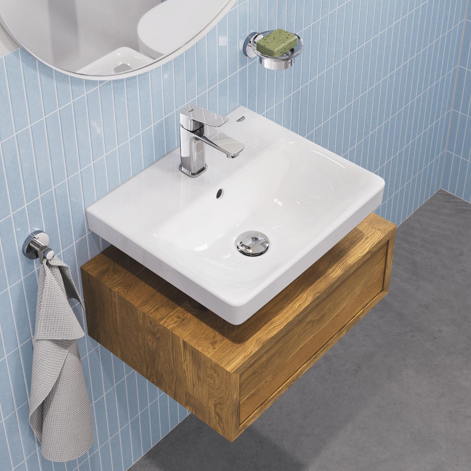 Tvättställsblandare Grohe Dice S med Bottenventil