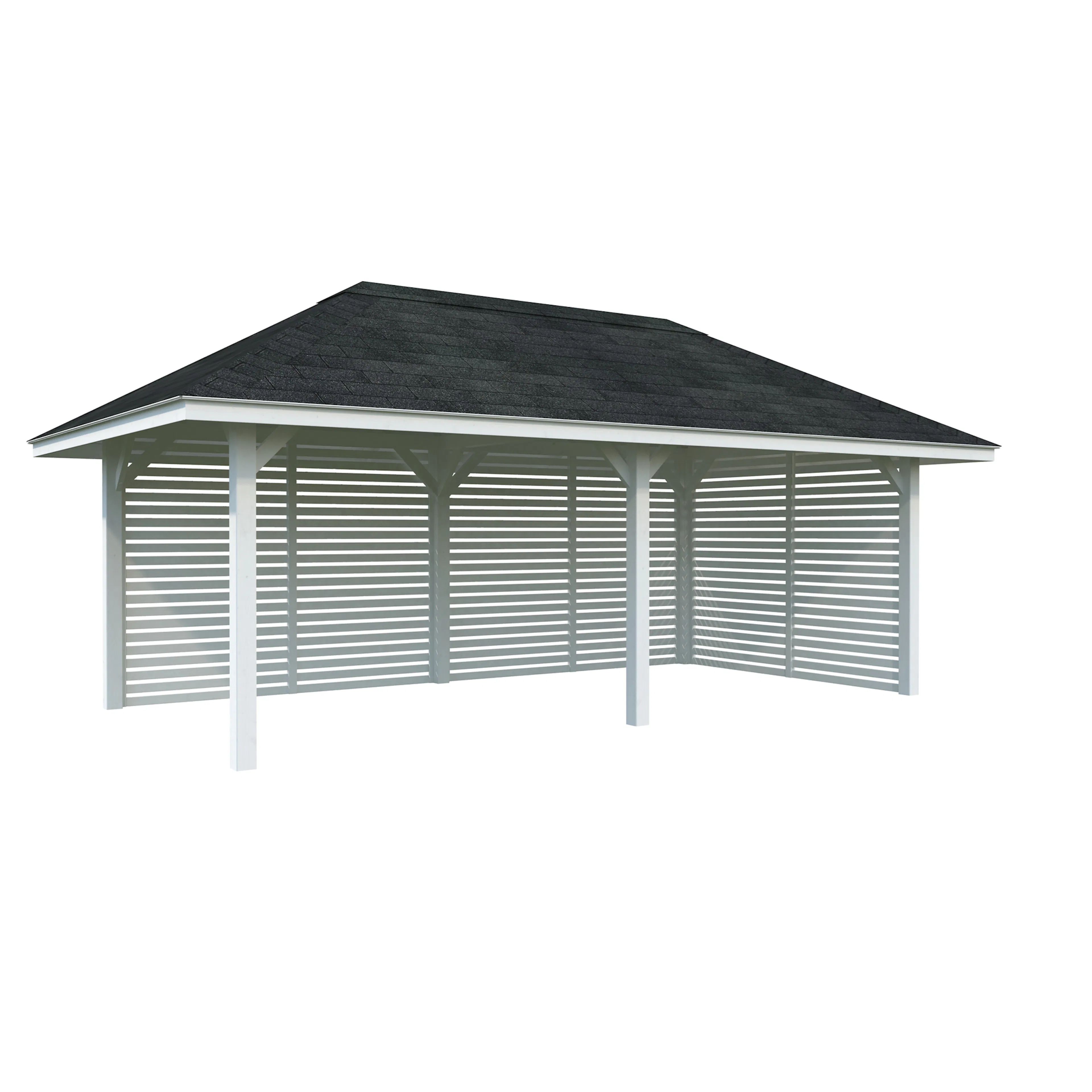 Bianca 16,6 m2 Set 109 PNT9016W5 Målad vit RAL9016