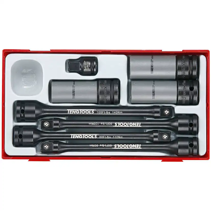 Torsionsstavssats 8 delar Teng Tools TTTS08