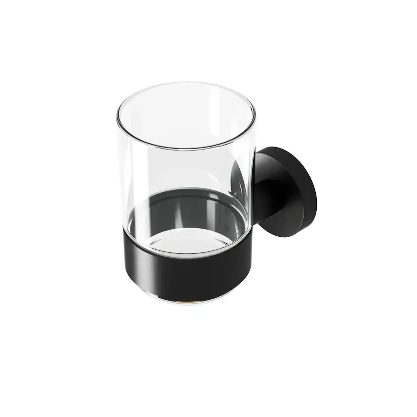 Tandborsthållare Geesa Nemox Black Matt Svart