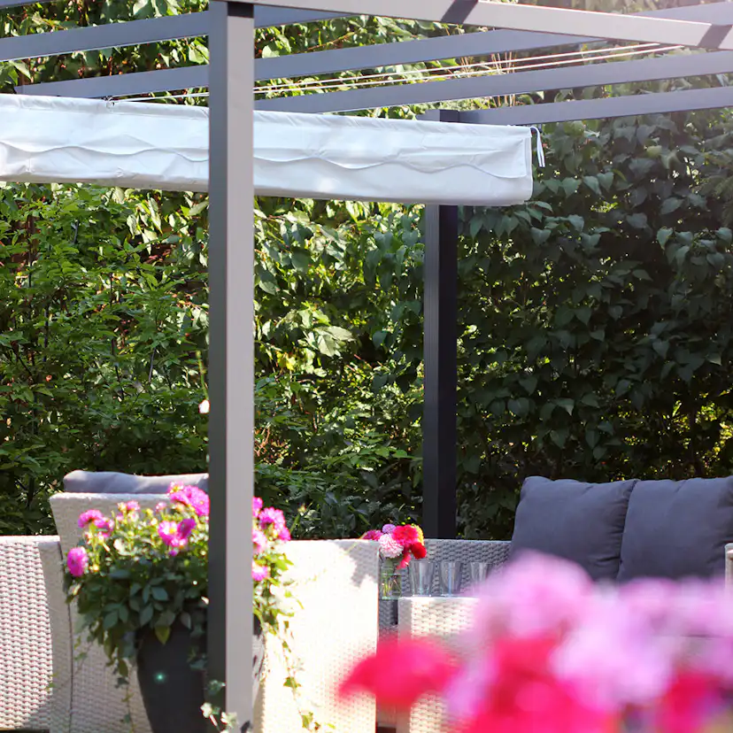 Pergola 4x4 m Vit Vit