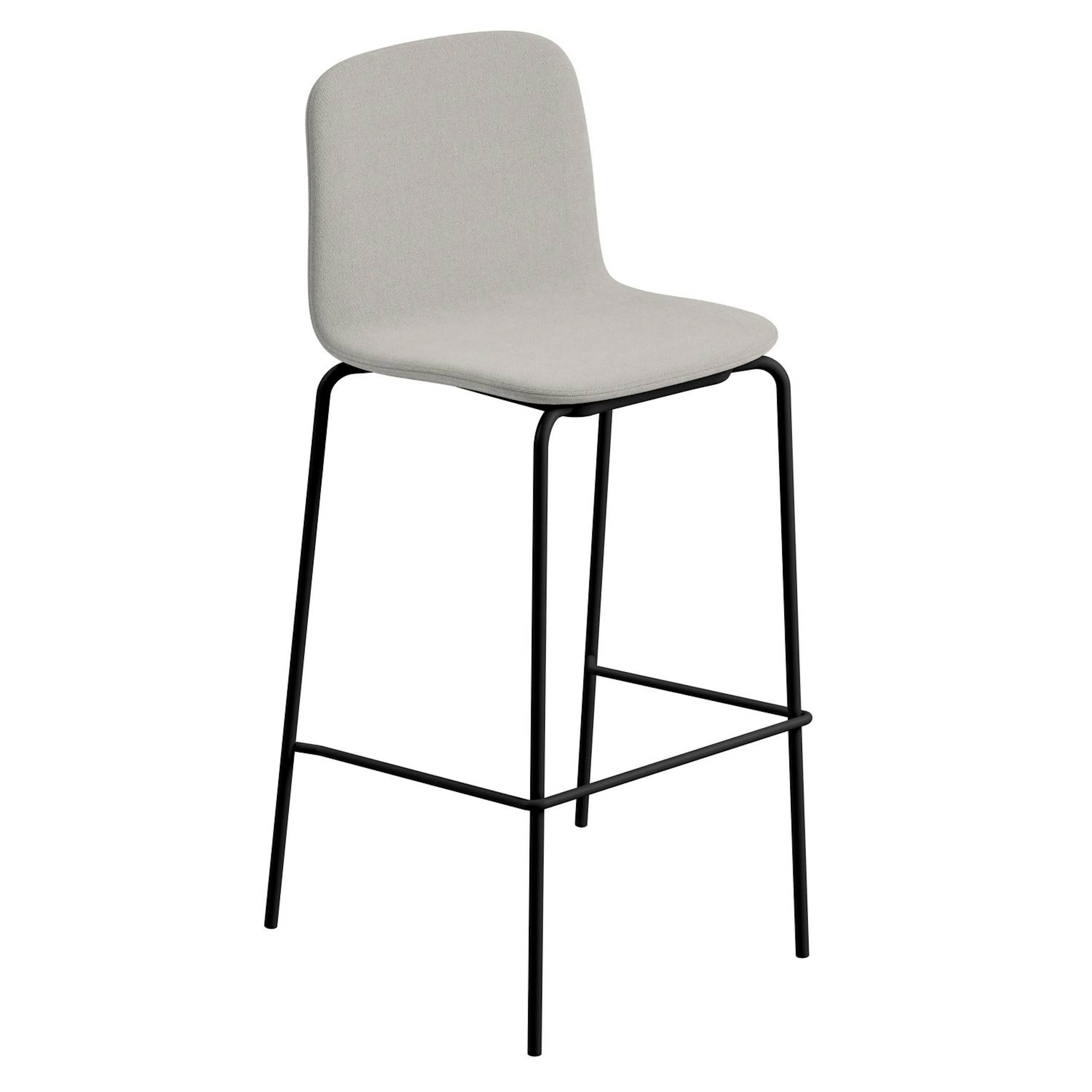 Barstol Lövhult, stativ svart, King L Kat 1025 beige Beige