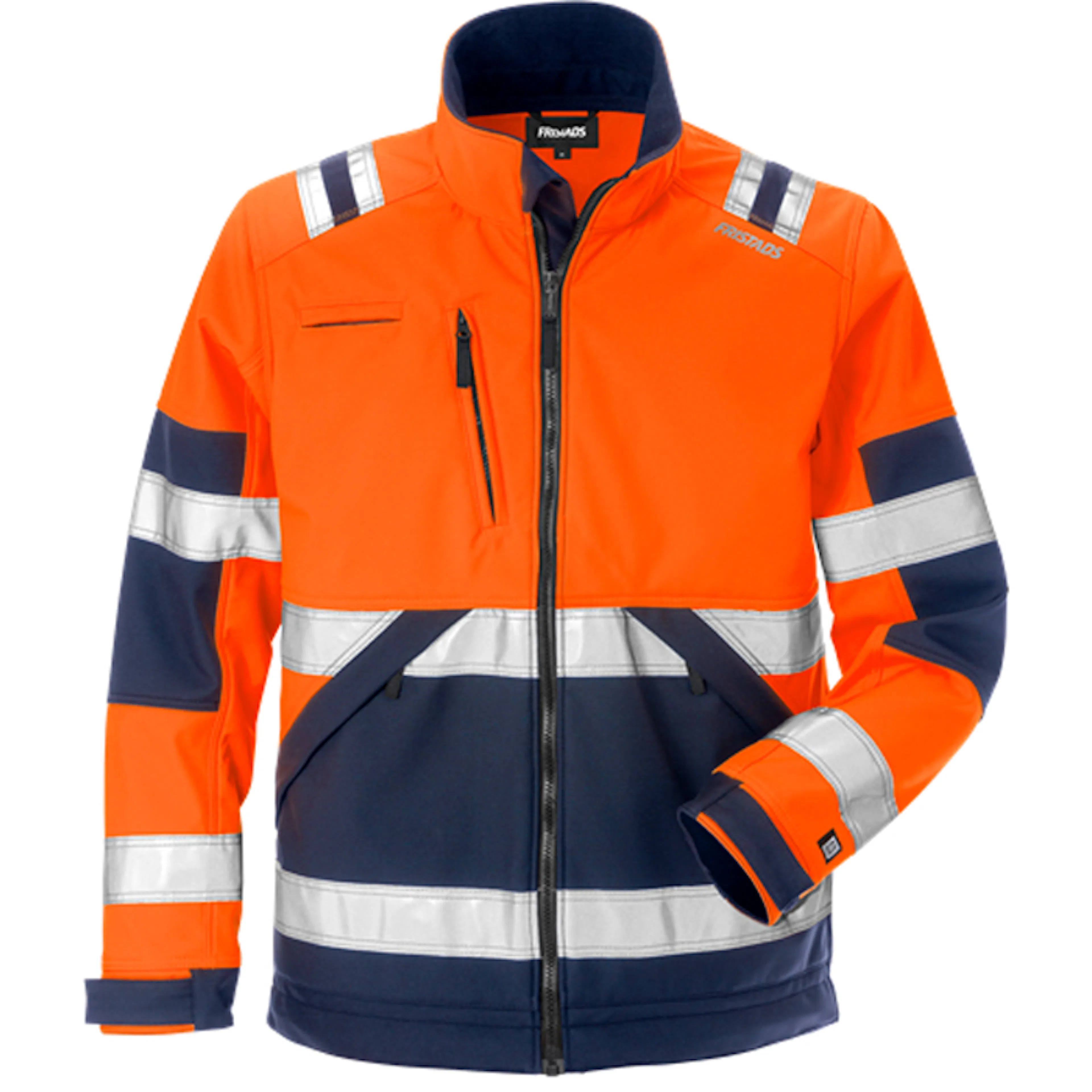 Varselorange/Marinblå