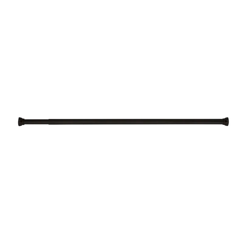 Draperistång Spring matt-black 125-220 cm Matt Svart, 125-220 (2.1 ø)