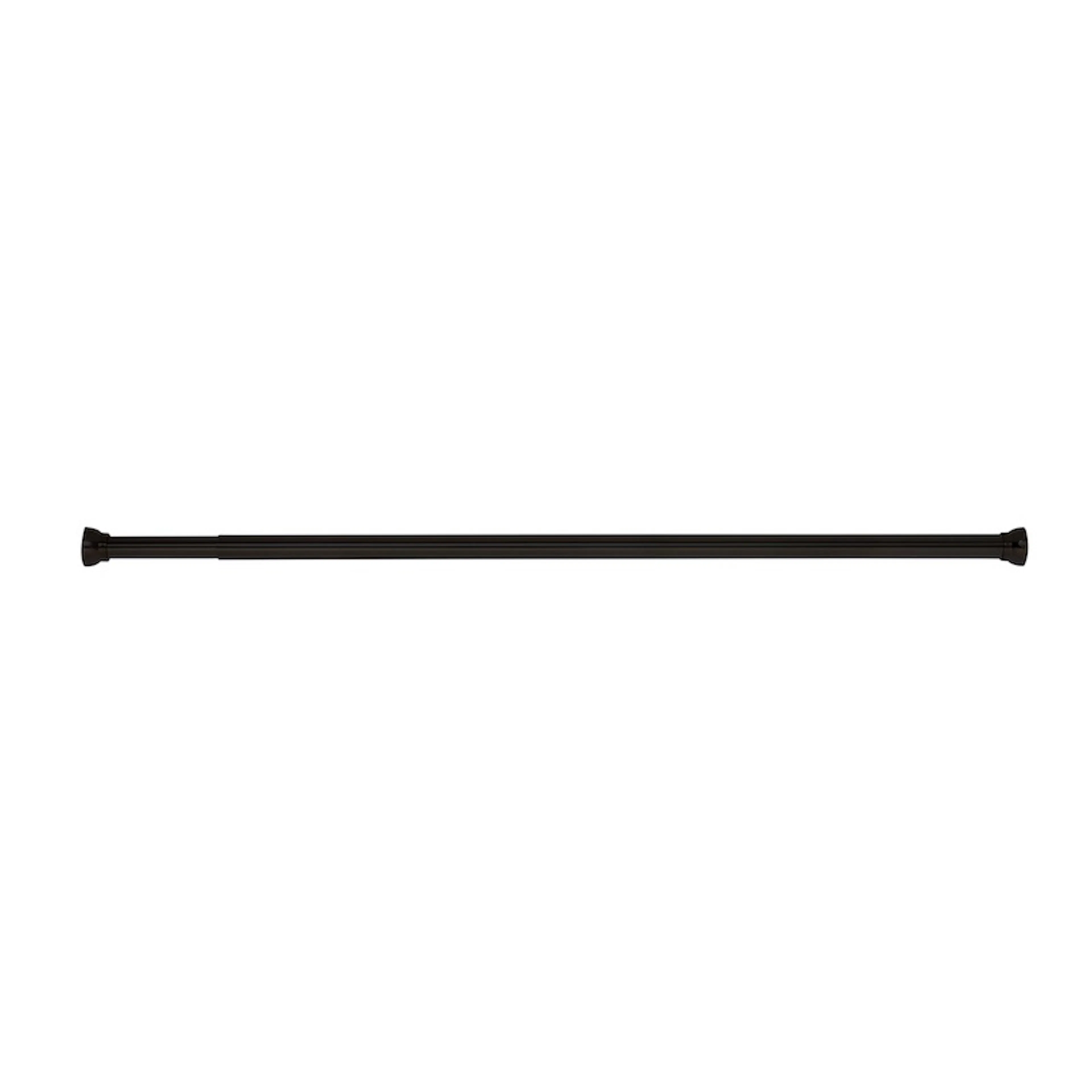 Draperistång Spring matt-black 125-220 cm Matt Svart, 125-220 (2.1 ø)