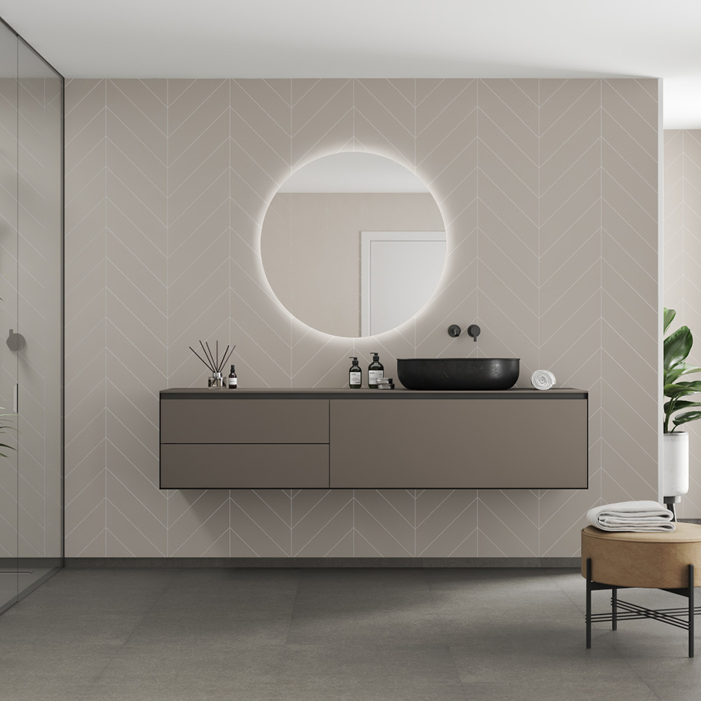 Våtrumsskiva Fibo 5200-M78 EM Warm Grey 10x620x2400 mm
