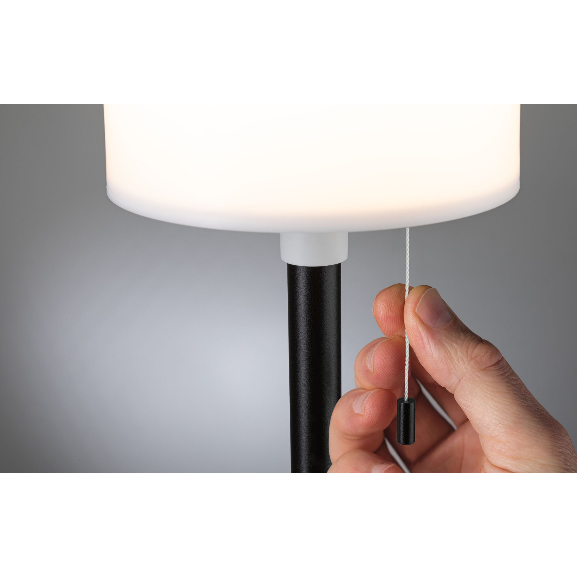Portabel Solcellslampa Paulmann Bartja IP44 Färg: Svart