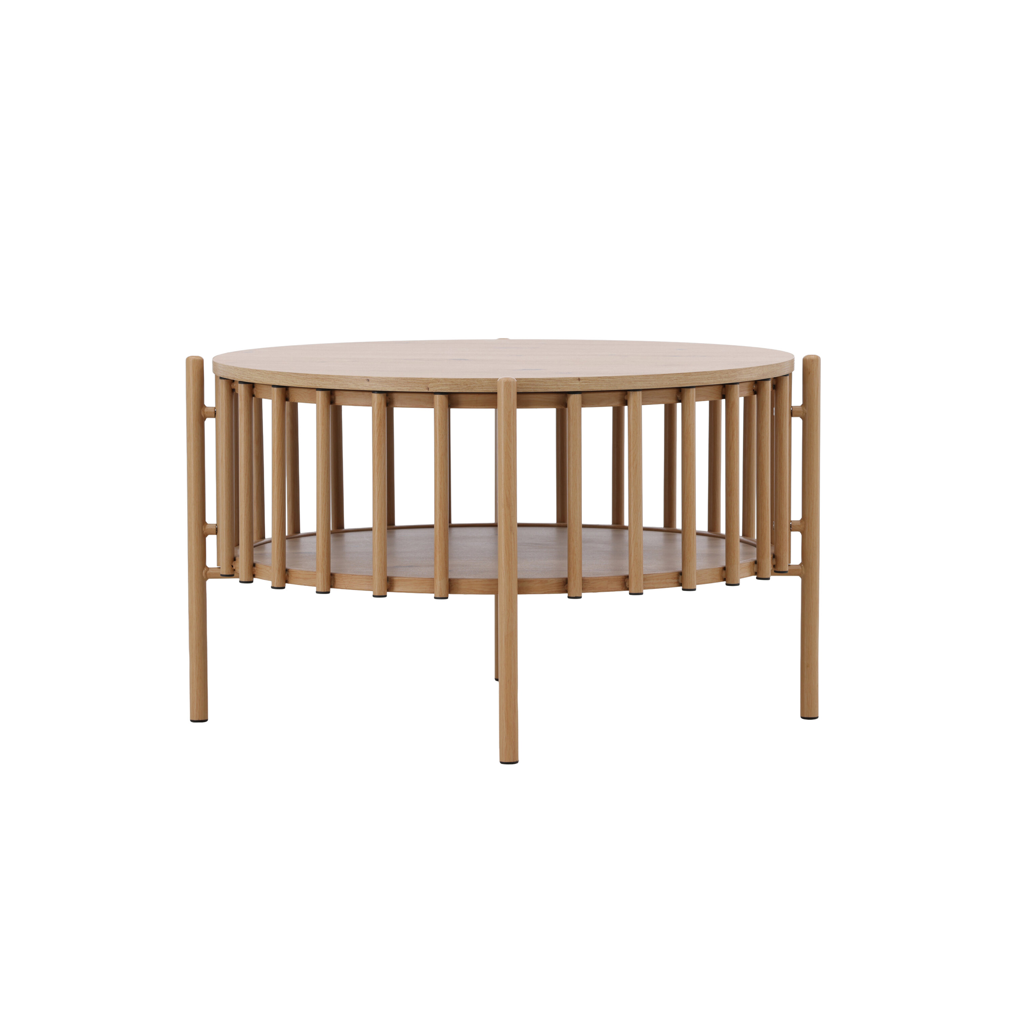 Soffbord Venture Home Rubbo Ø80x50 cm med Förvaring