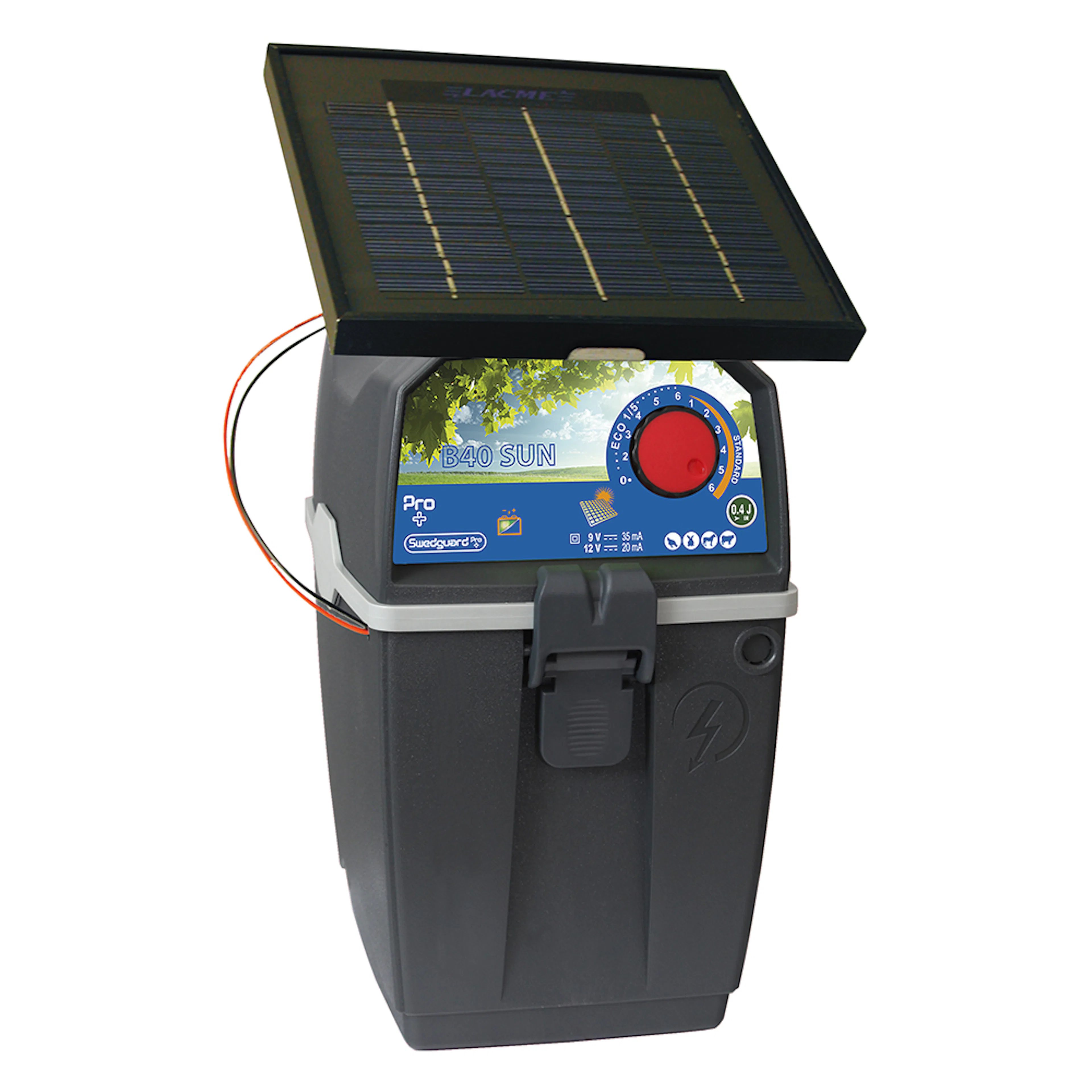 Elaggregat Swedguard Pro+ B40 Solcell 2 W