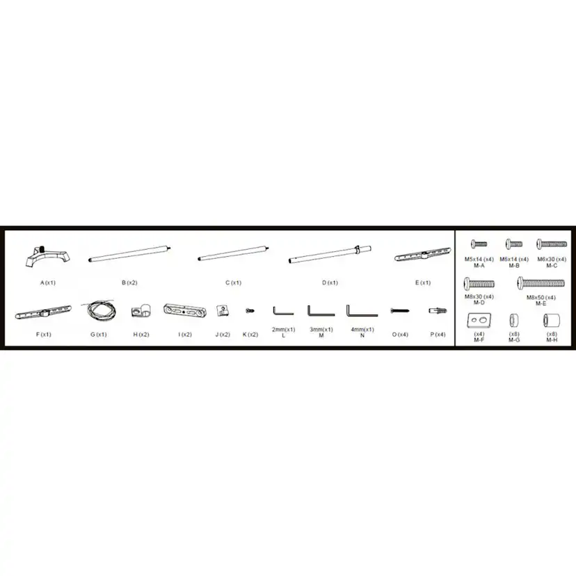 Golvstativ Mozi Art Series för 50-65 tum