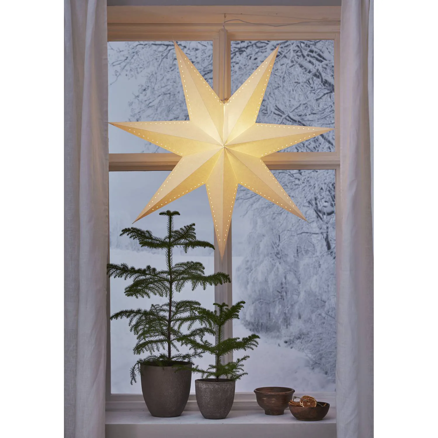 Adventsstjärna Star Trading Mika Papperstjärna