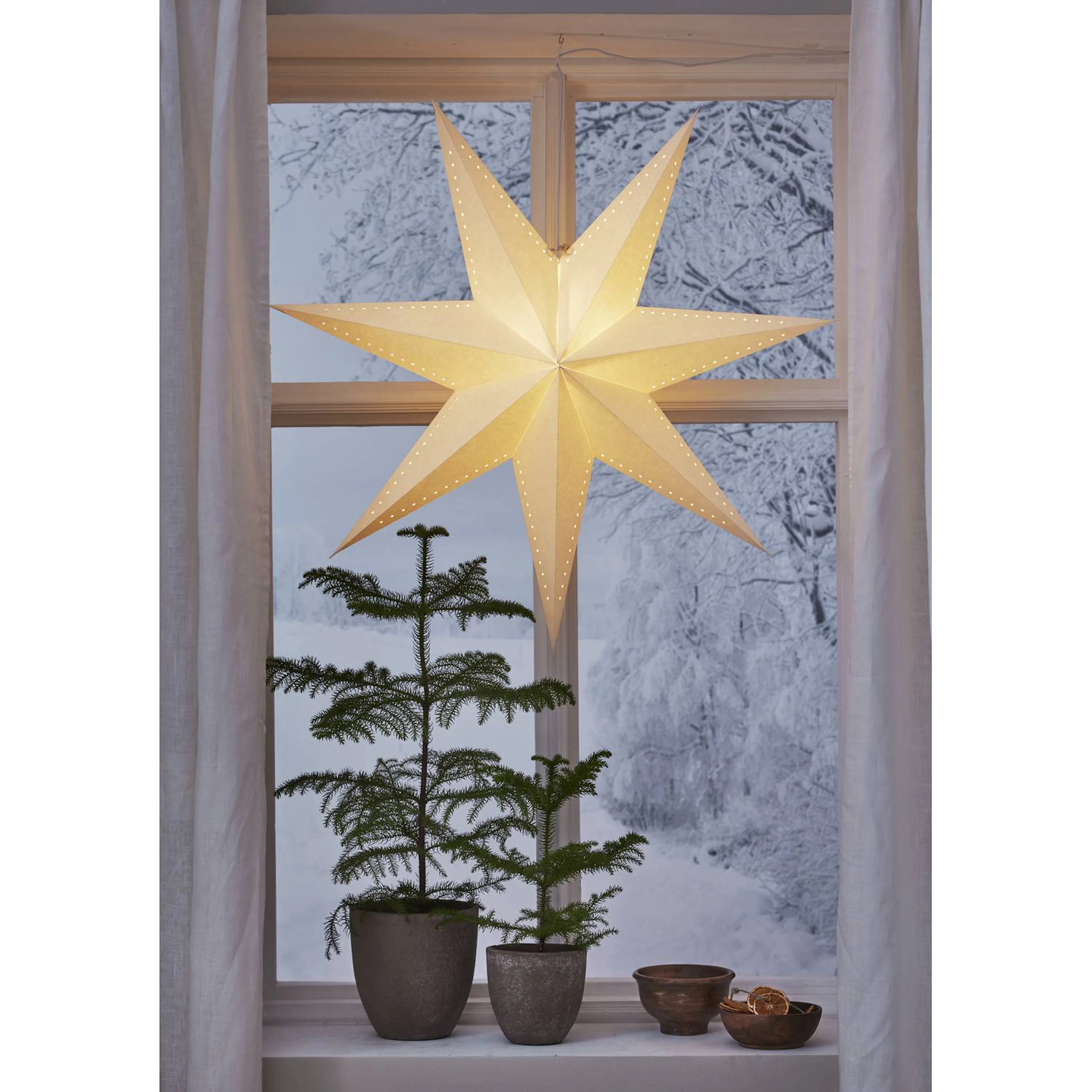 Adventsstjärna Star Trading Mika Papperstjärna