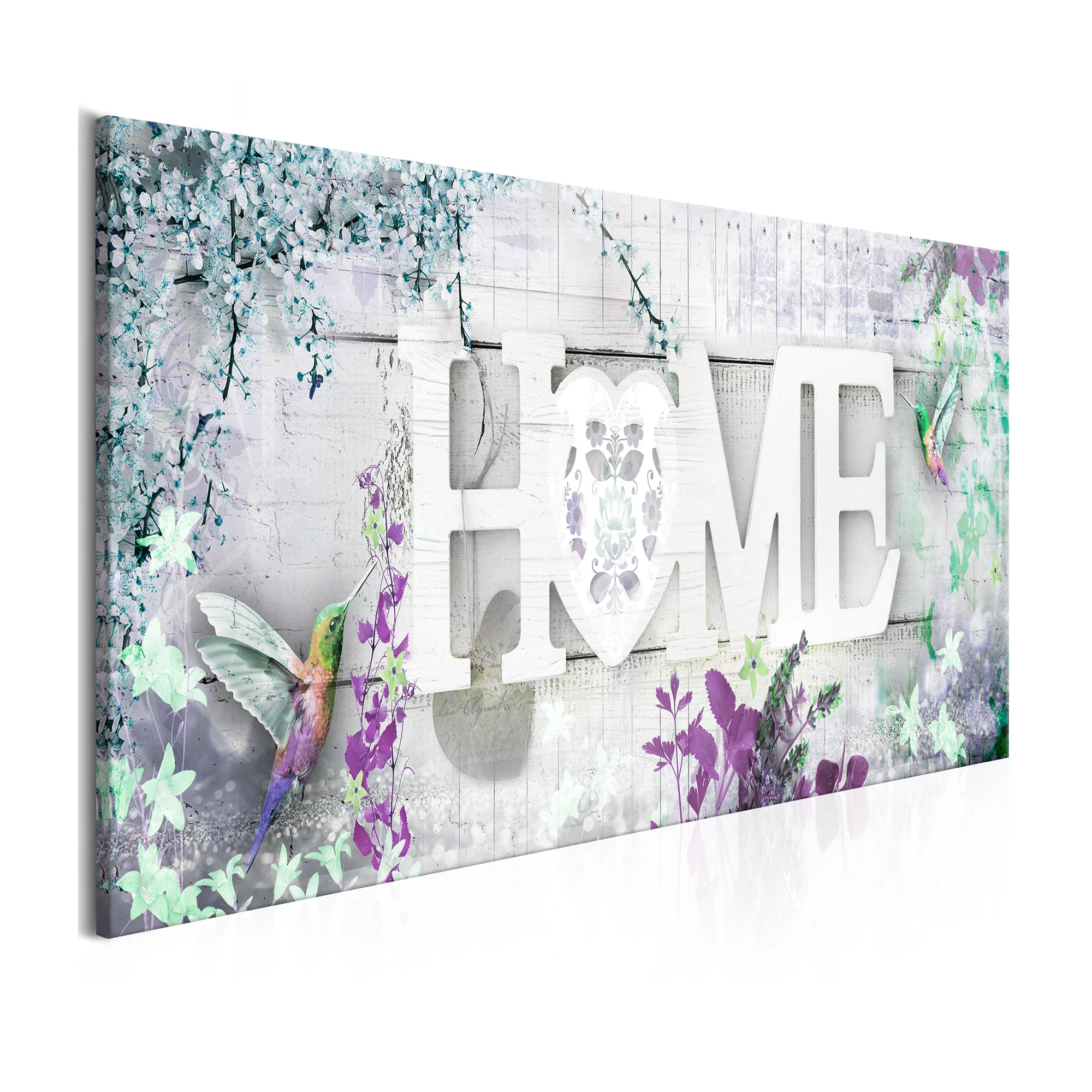 Tavla Arkiio Home and Hummingbirds Green