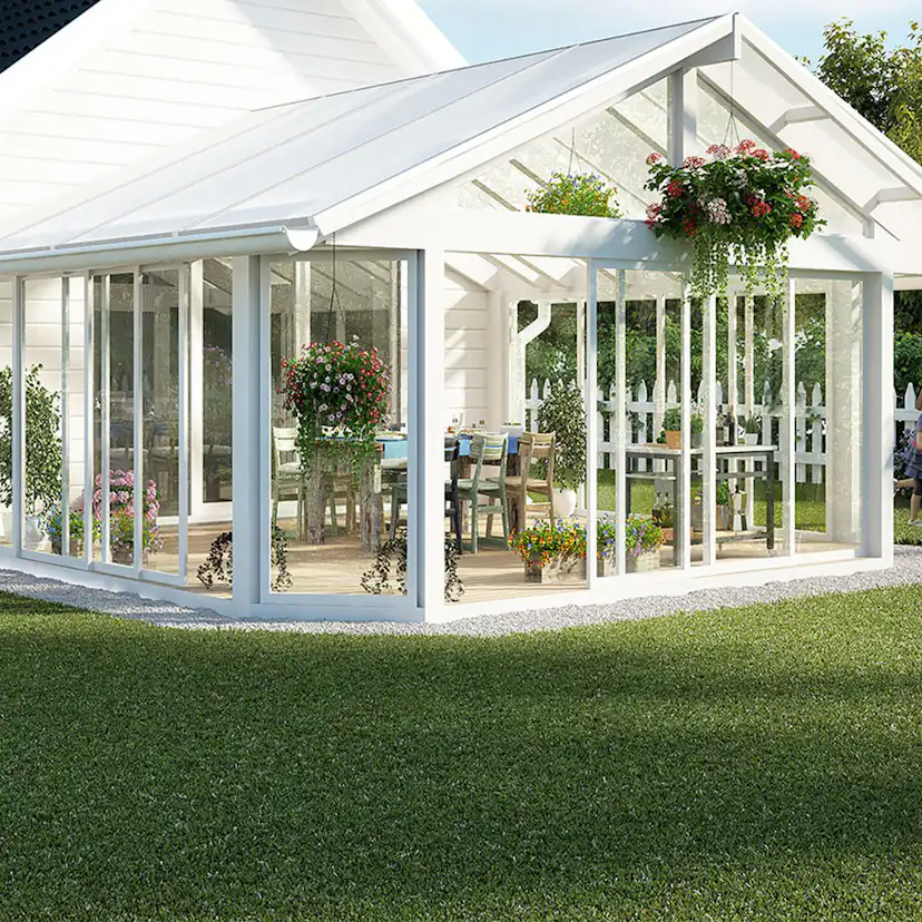 Kanalplast 10 mm Halle Isolux Opal Komplett Tak