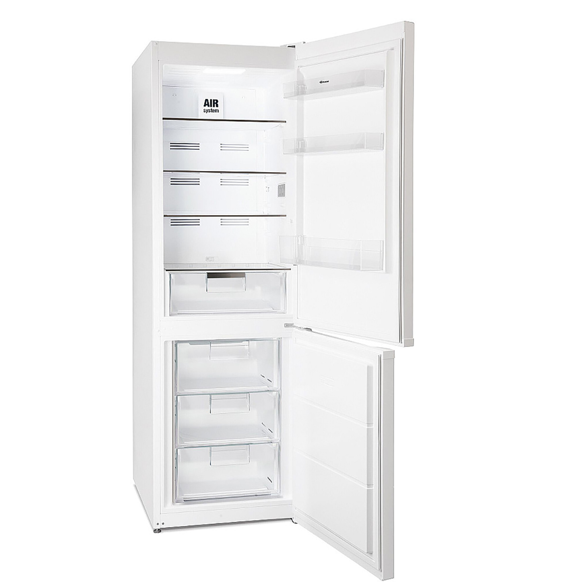 Fristående Kyl/Frys Gram KF 411865 N Vit med DualCooling och NoFrost