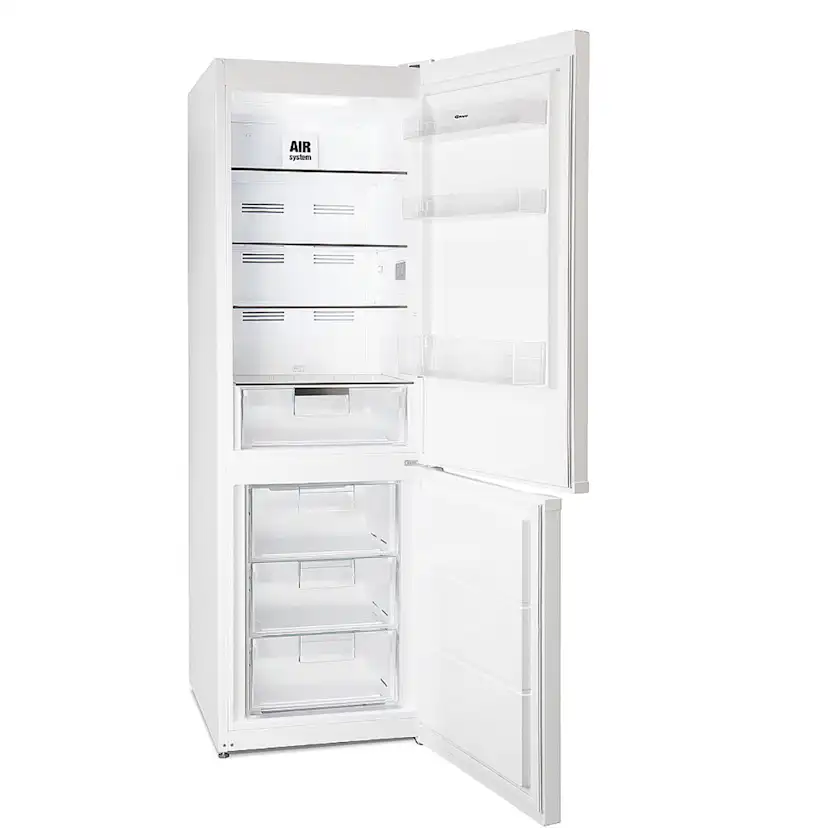 Fristående Kyl/Frys Gram KF 411865 N Vit med DualCooling och NoFrost