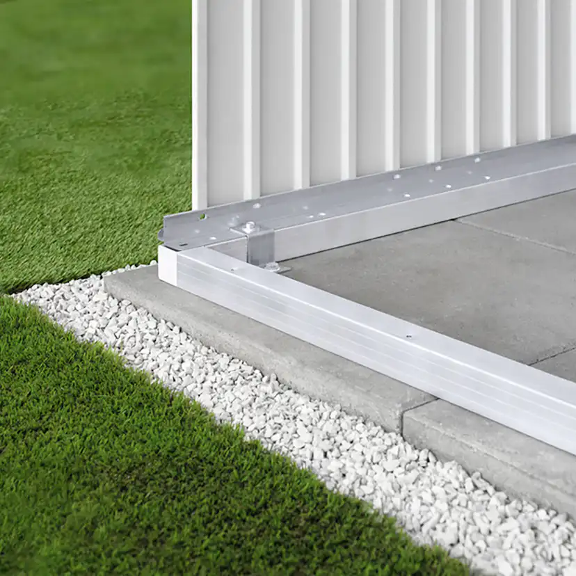 Bottenram Biohort MiniGarage L Golvram i Aluminium