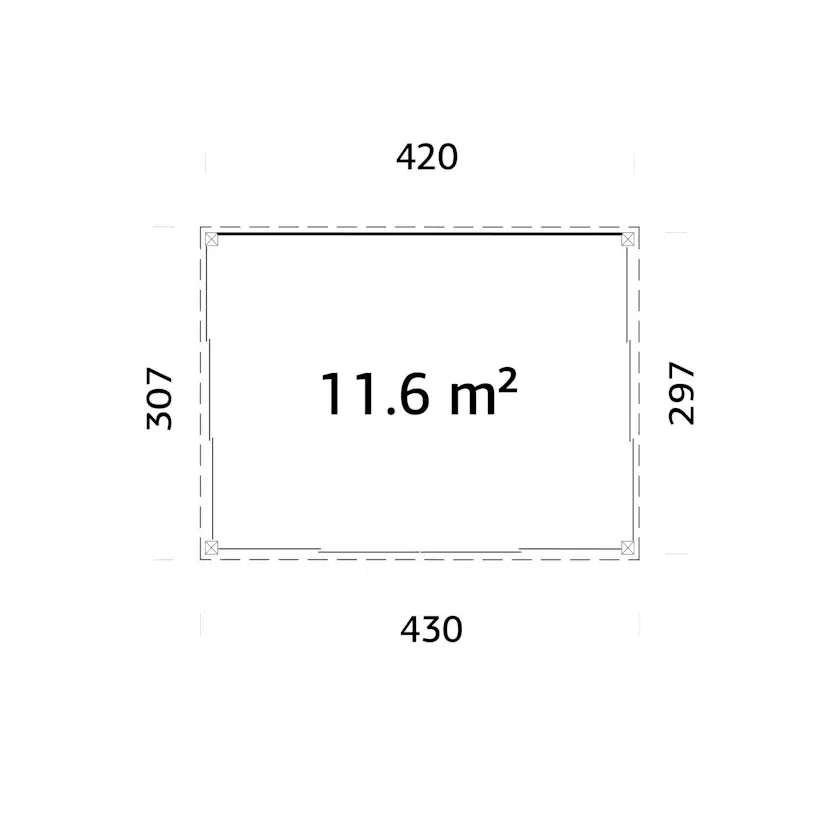 Uterum Palmako Lumi 12,5 m² (inv. 11,6 m²) Slide