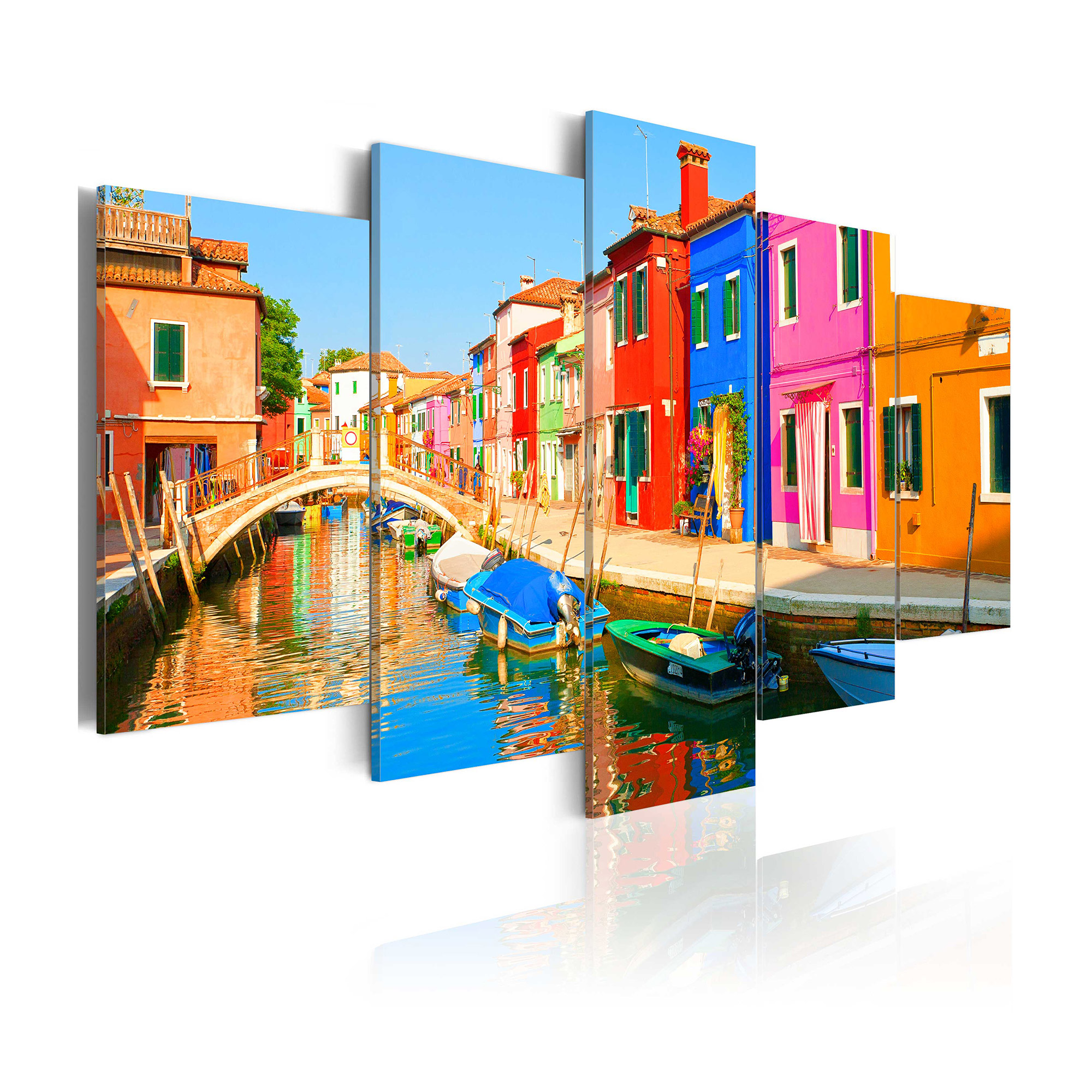 Tavla Arkiio Waterfront In Rainbow Colors