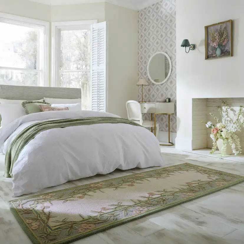 Gångmatta Flair Rugs Verona Floral Wool