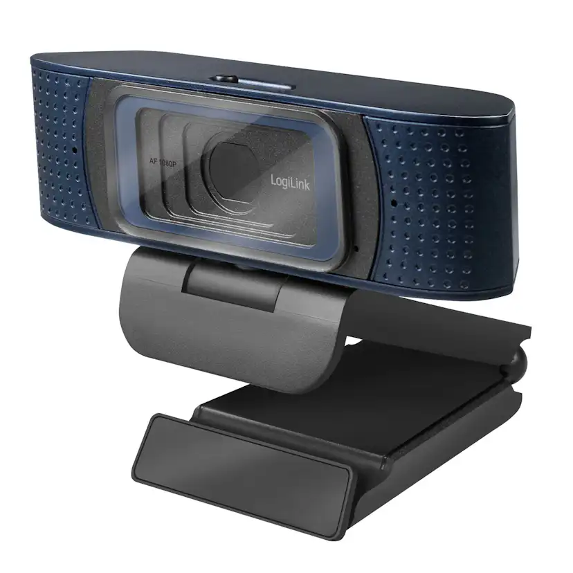 Webbkamera LogiLink Pro 1080p 80° Autofokus 2x Mic