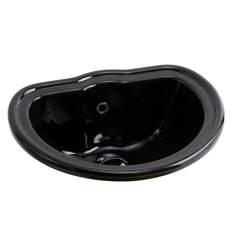 Tvättställ Lavabo Retro 50 Svart