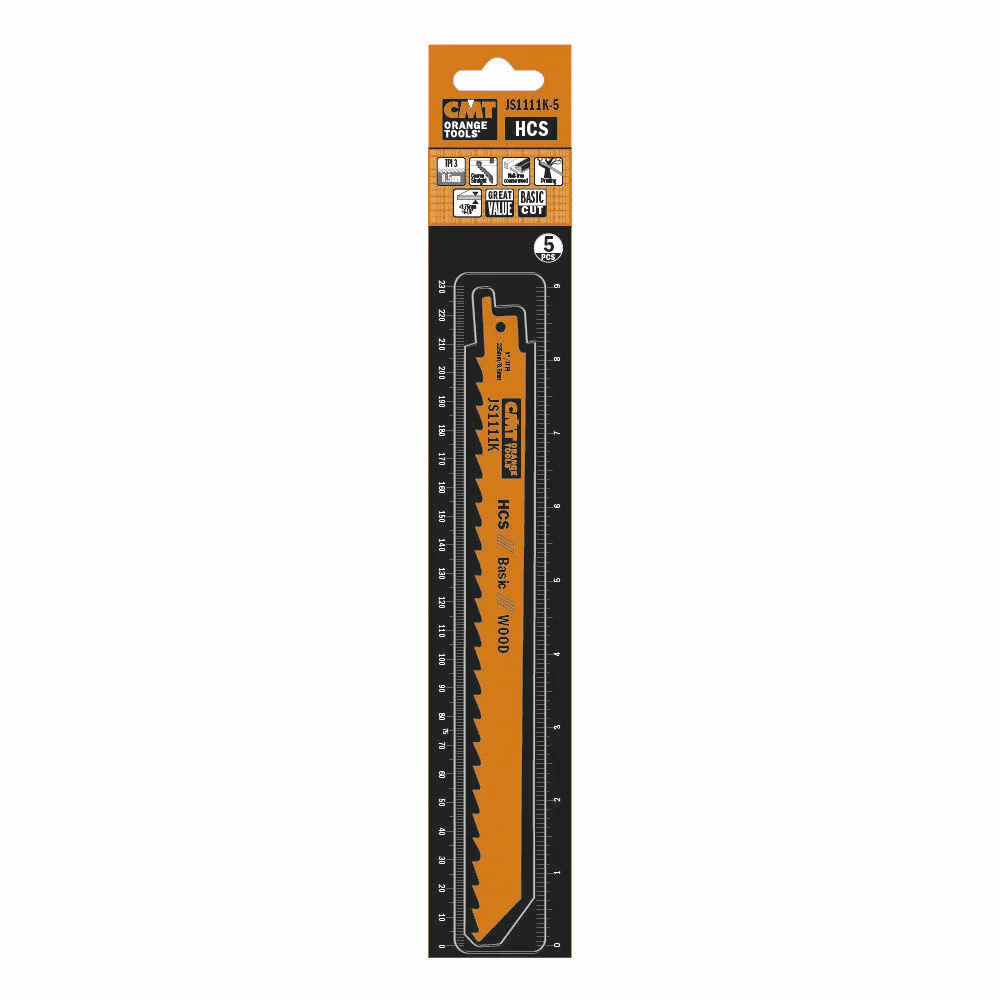 Tigersågblad CMT Orange Tools Trä 225mm HCS Basic 5 st